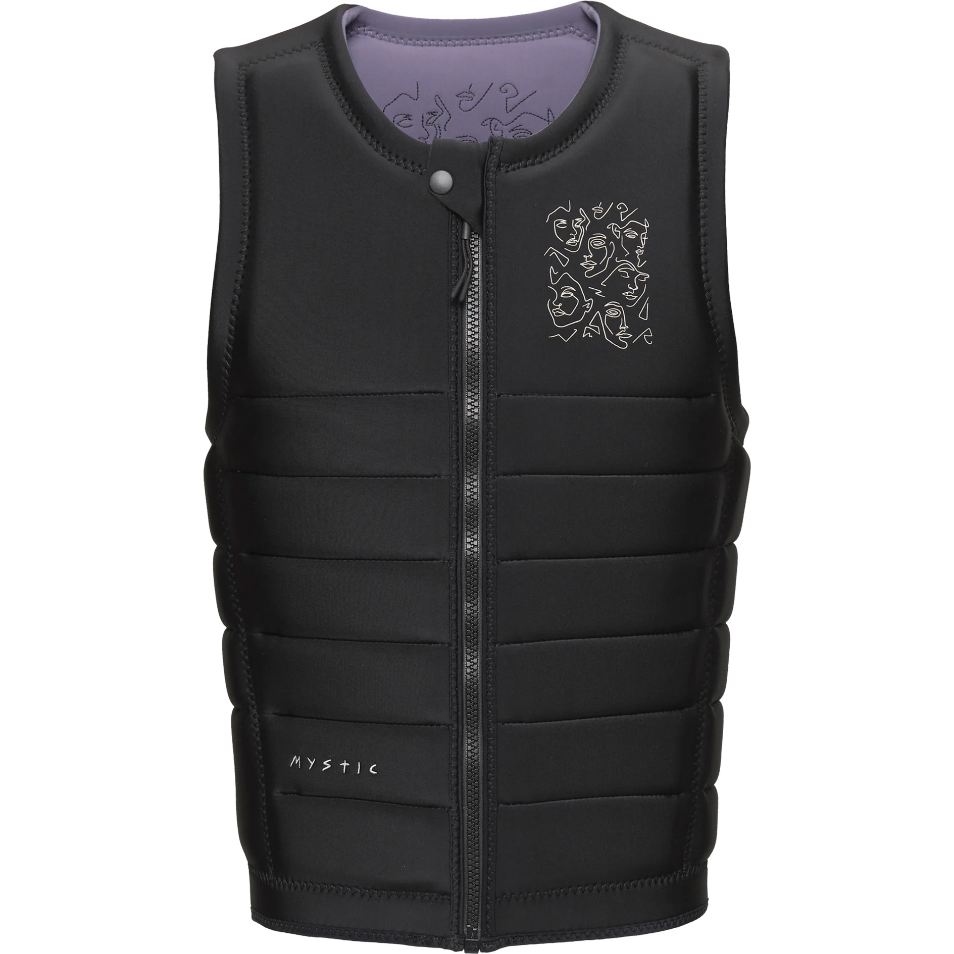 Mystic Mayhem Vendbar Wake Impact Vest Til Mænd 35005.230222 - Black